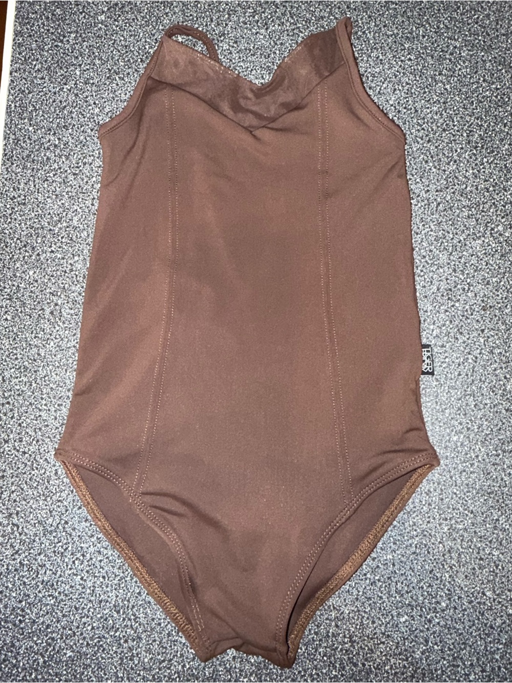 Tiger Friday Kids Brown Dance Leotard - Size Child X-Large